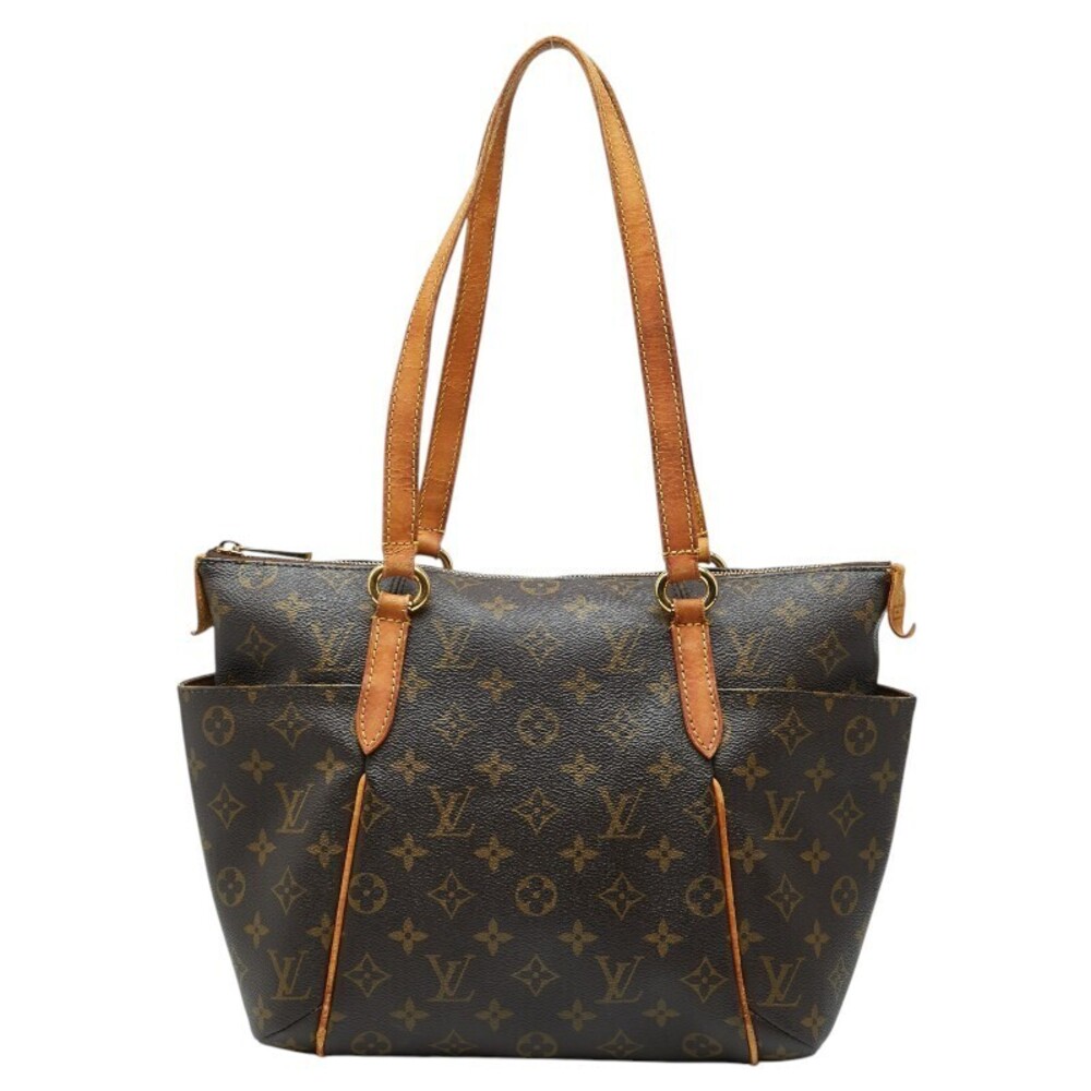 Louis Vuitton Monogram Totally Tote Bag Shoulder Brown Leather